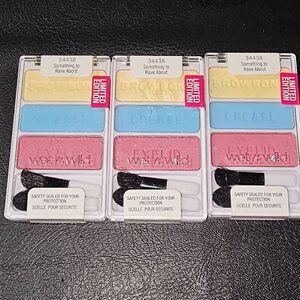 New Wet N Wild Limited Edition Eyeshadow Something To Rave About Lot of‎ 3